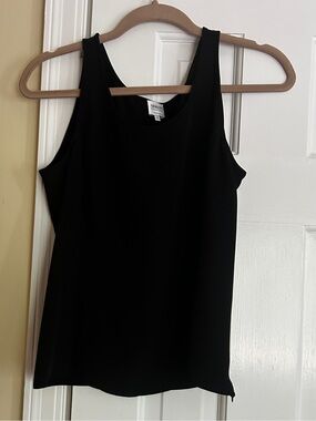 Armani  Women's Black Sleeveless Tank Top